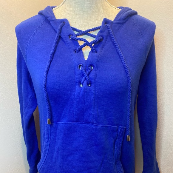 Talbots Blue Hoodie Sweatshirt - Picture 2 of 6
